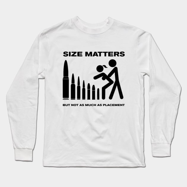 Size Matters Long Sleeve T-Shirt by Mopholo